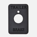 Redarc Trailer Brake Control Switch Insert Panel, 22.5 Millimeter Width x 33 Millimeter Height, Black - TPSI-002