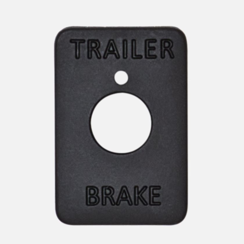 Redarc Trailer Brake Control Switch Insert Panel, 22.5 Millimeter Width x 33 Millimeter Height, Black - TPSI-002
