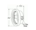 Grote Industries Side Marker Light Grommet, 3-1/4 in Round, For 2-1/2 in Round Lights - 91400