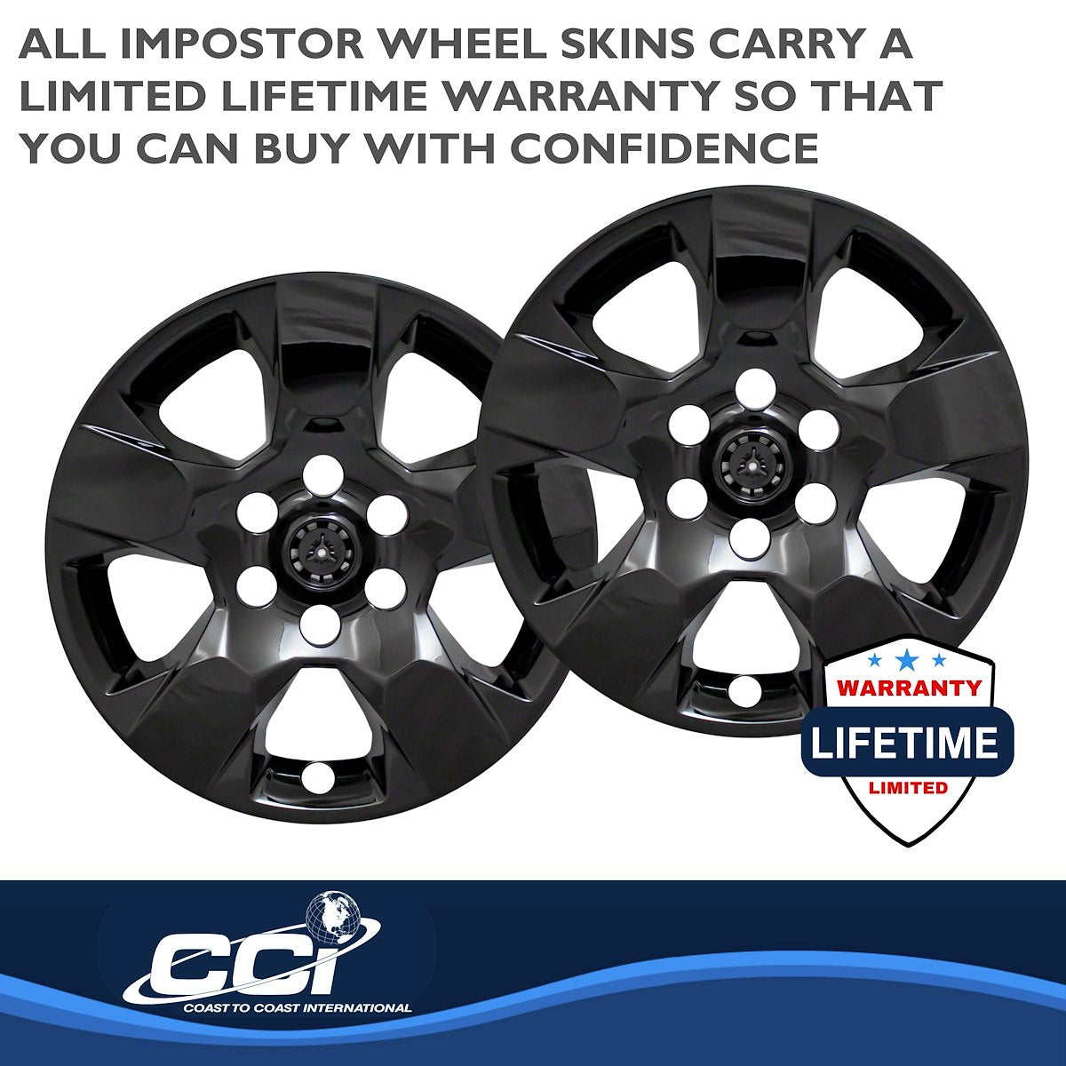 Coast2Coast Wheel Skins & Styled Wheel Covers IWCIMP435BLK product image 4