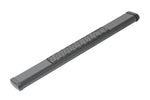 Dee Zee Nerf Bar, 6 in Oval Straight, Black Textured Powder Coated Steel - DZ16101