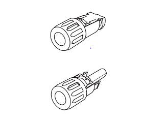Xantrex Solar Panel Connector, Set Of 2 - 708-0040