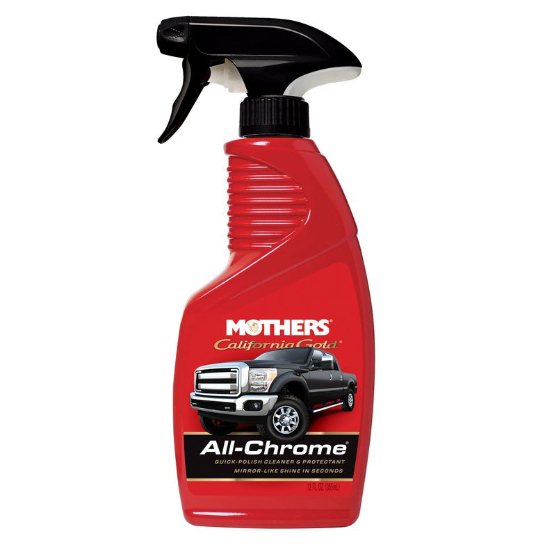 Mothers Metal Polish, For Cleaning/Polishing Hard And Decorative Chrome Finish, 12 oz Spray Bottle - 05222