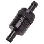 Edelbrock Fuel Filter, 3/8 in Inlet/Outlet, 40 Micron Sintered Bronze Element, 3 in Long - 8157