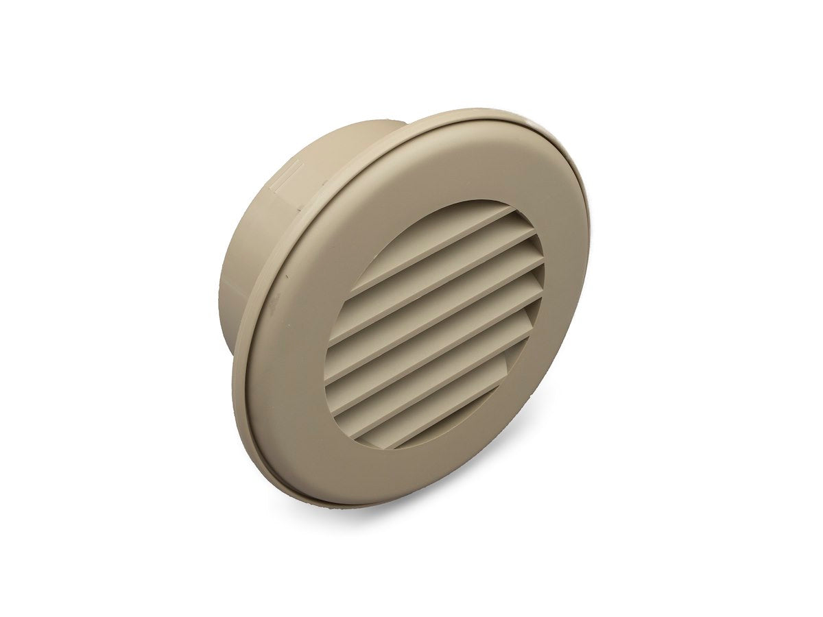 B&B Molders Heating/Cooling Register, Fits 2 in Flexible Ducts, 4-1/8 in Diameter Cutout Dimension, 4 in Diameter Outside Dimension - 94269