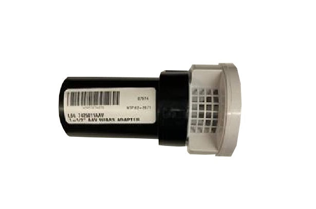 LaSalle Bristol Sewer Vent, For 1-1/2 in Pipe, White Turbo Vent With 4 in Black ABS Adapter - 7425011AAVABS