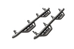 N-Fab Nerf Bar, 3 in Round Bent, Textured Powder Coated Black Stainless Steel - HPF1585CC-TX