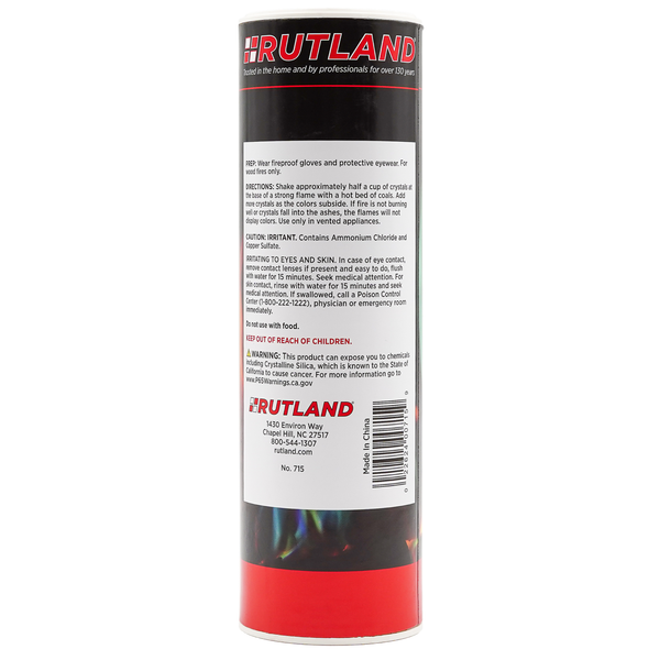 Rutland Campfire Colorant, 1 lb, Blue And Green Flames - 715