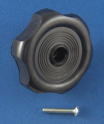 Strybuc Window Crank Knob, 7/8 in Shaft, Black - 743CE BLK