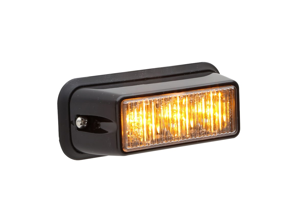 Whelen Engineering Company Warning Light, TIR3  Series, 3-1/2 Length x 1-1/4 Width x 1.125 in Height, Directional LED - RSA03ZCR