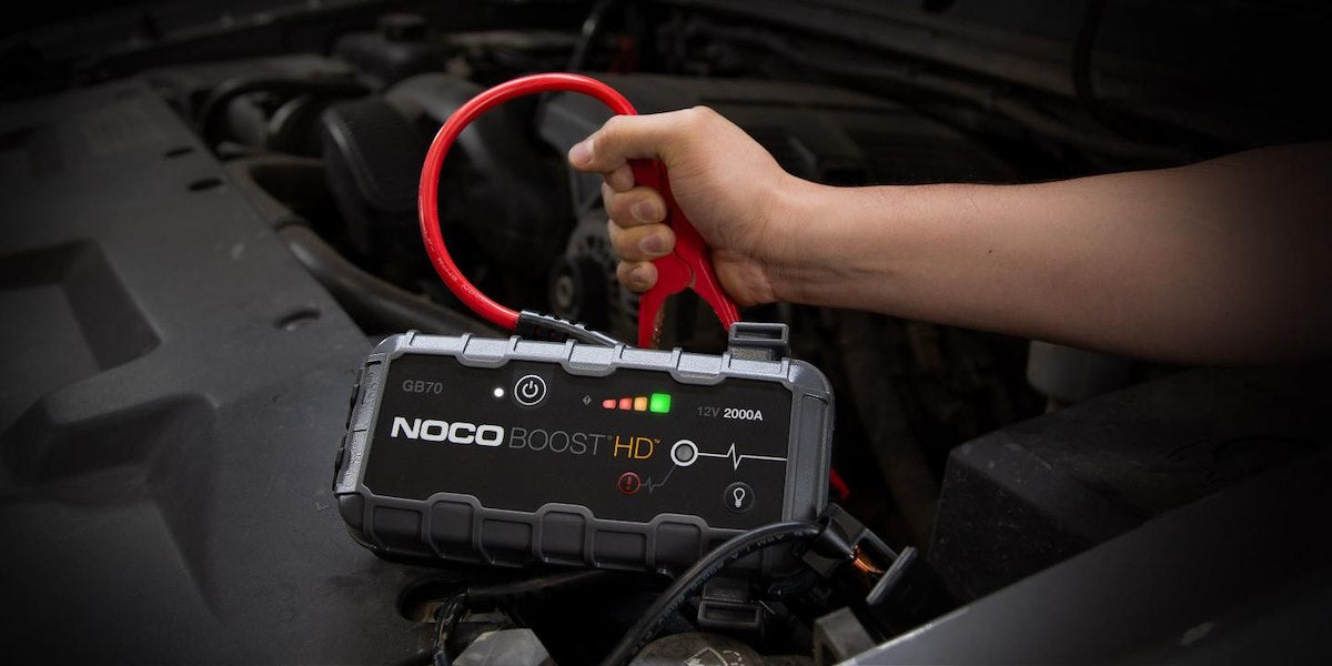NOCO Battery Jump Starter, 56 Watt Hours Capacity Lithium-Ion Battery, 2000 Peak amp, Up To 40 Jump Starts Per Charge - GB70