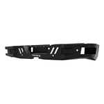 TrailFX Bumper, With 3 in LED Flush Mount Cube Light Cutouts, Black Titanium Powder Coated Steel, With Pre-Drilled Sensor Holes - RHDB002TI