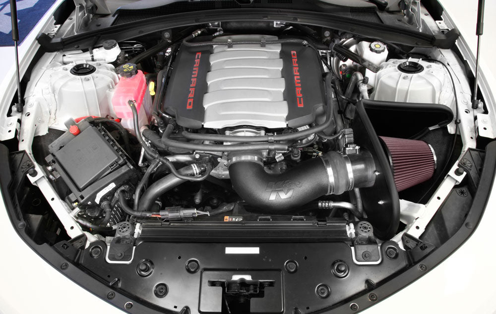 K&N Cold Air Intake, 63 Series AirCharger, Black Polyethylene Tube, Red Filter - 63-3092