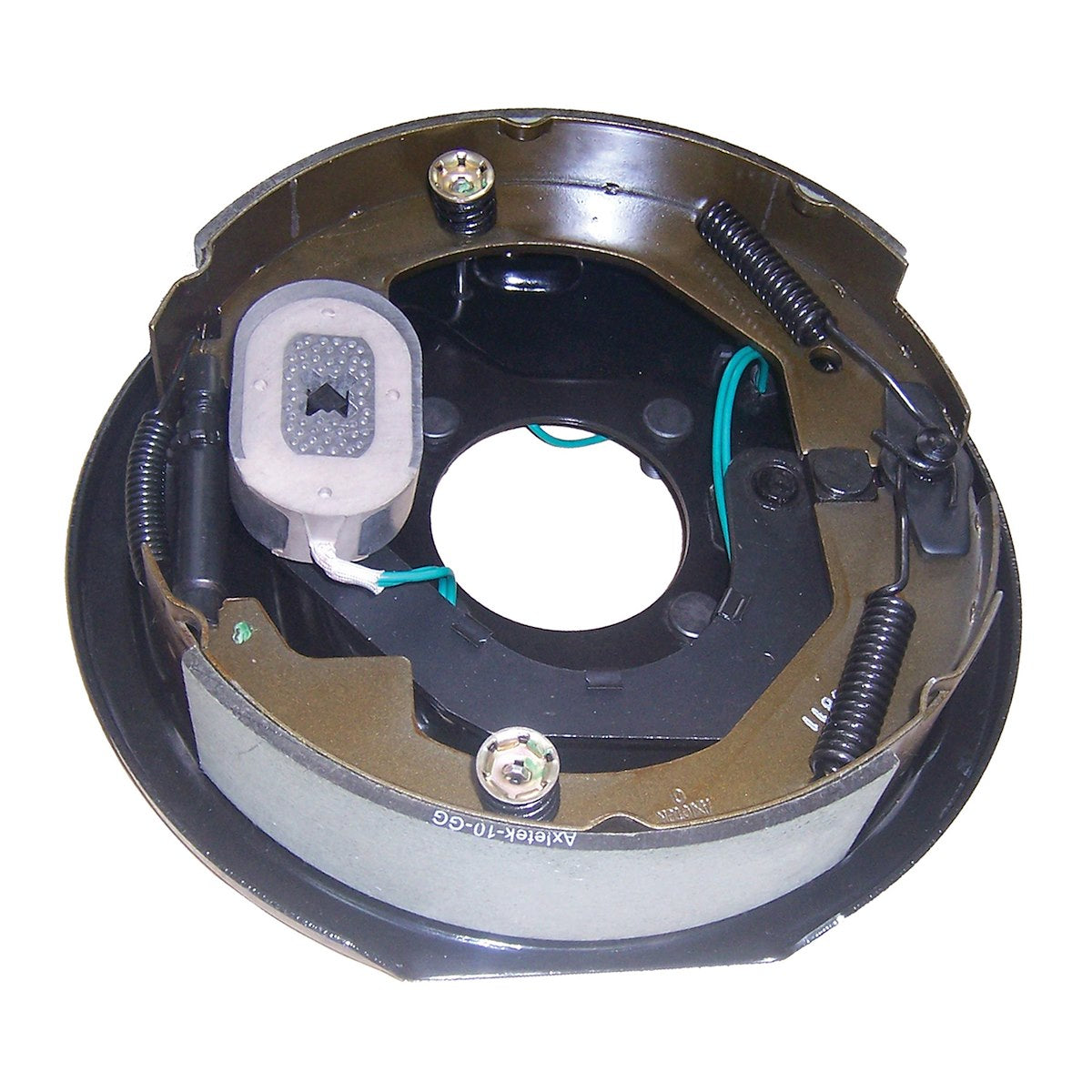 Husky Towing Trailer Brake Assembly, 3 in Hole Diameter x 4-Holes x 4 in Bolt Center Flange Patterns, Compatible With 2300 to 3500 lb Axles - 30794