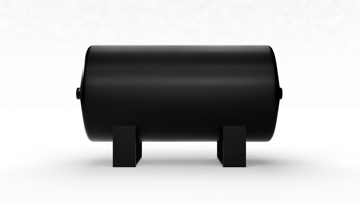Firestone Industrial Air Tank, 2 gal Capacity, Black - 9462