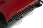 N-Fab Nerf Bar, 3 in Round Bent, Black Matte Textured Powder Coated, Steel - C1980CC-TX