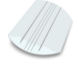 Megaware KeelGuard Keel Guard, Fits Up To 18 ft Boat, 3M Adhesive Mount, 5 in Width x 6 ft Length - 20106