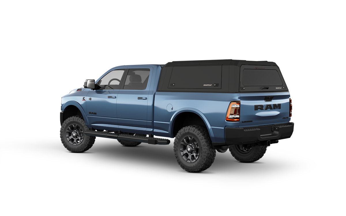 SmartCap Truck Cap, Holds Up To 330 lb When Moving And 770 lb When Parked, Matte Black, Stainless Steel - EA1007-MB