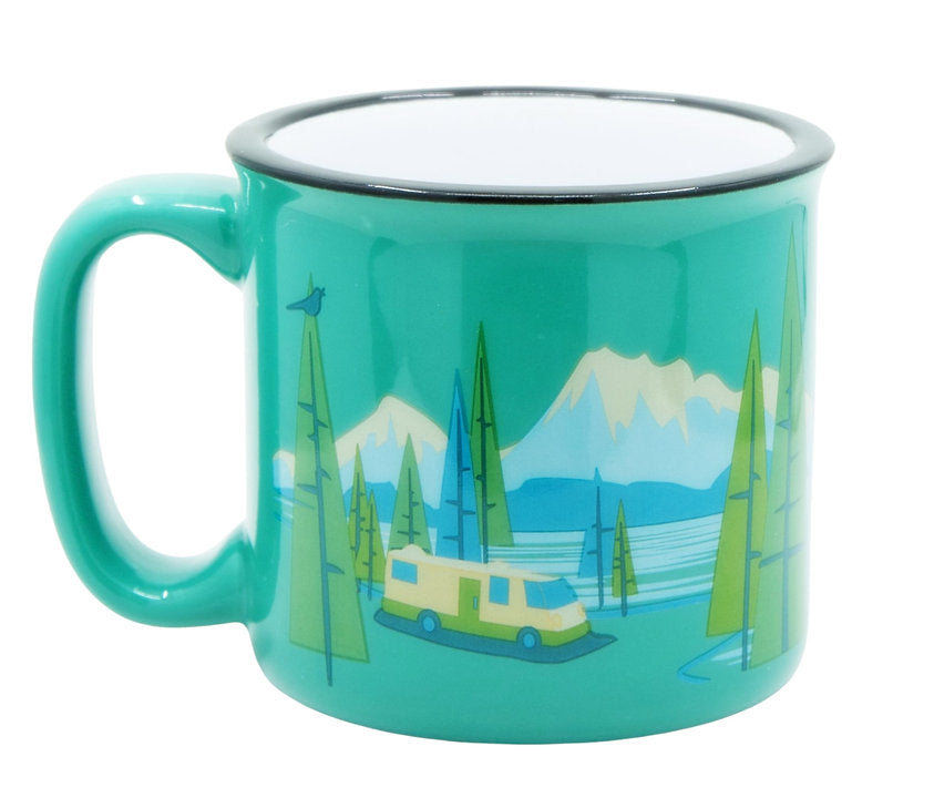Camp Casual Cup, 15 oz Capacity, Ceramic - CC-004TL