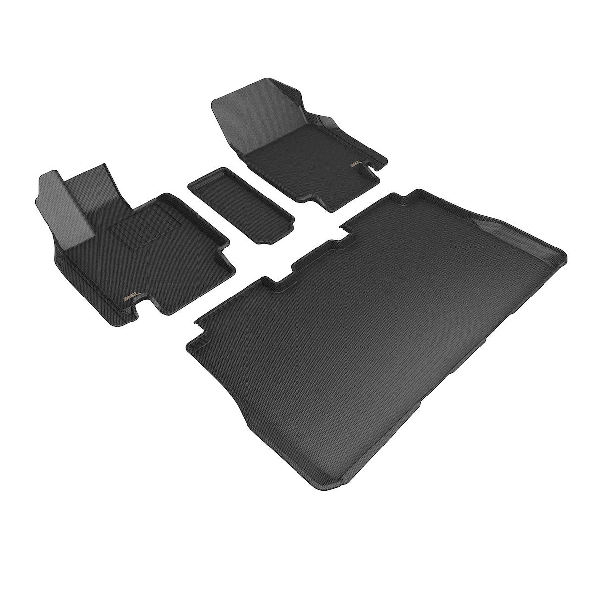3D Mats Floor Liner, Black, 4 Piece - L1TL05001509