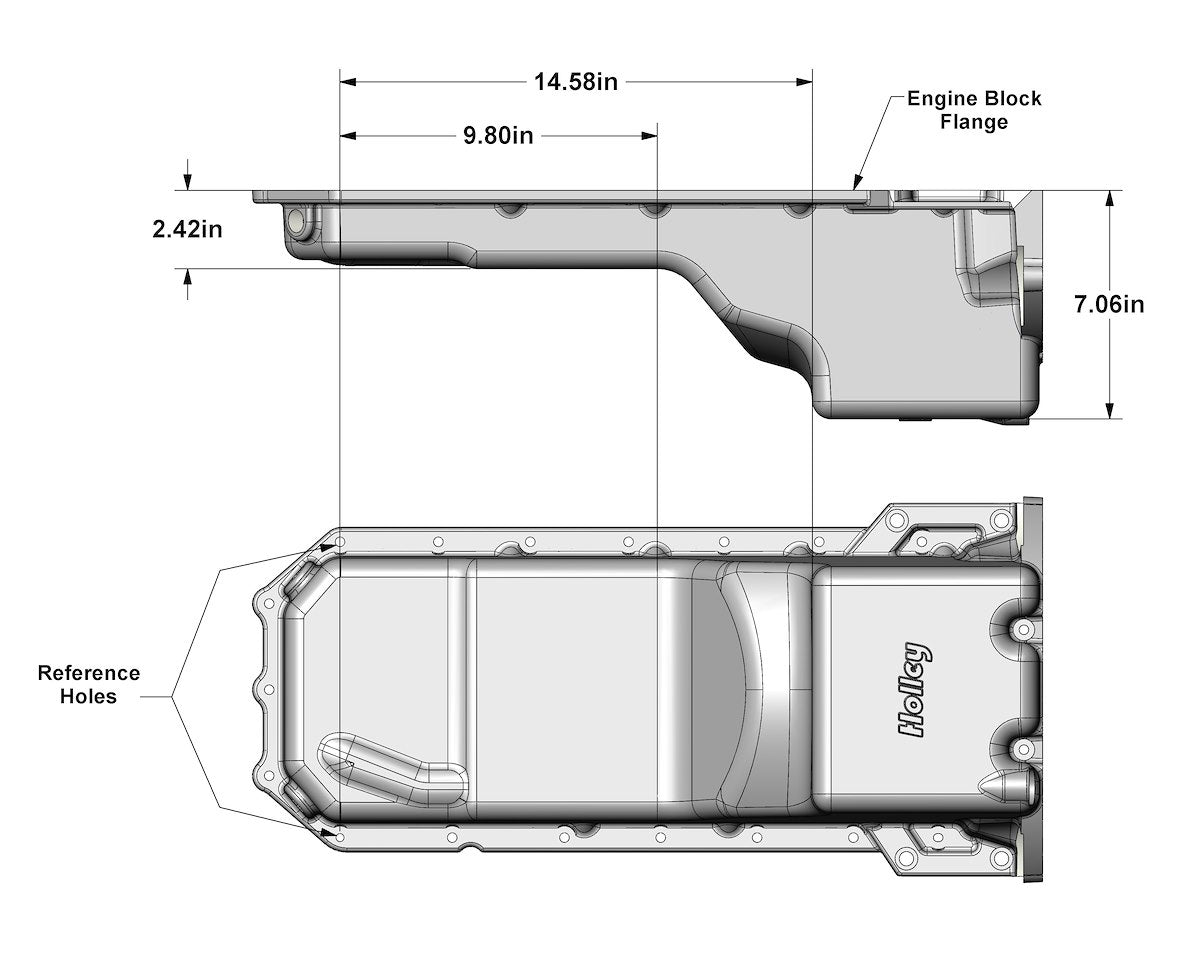 Holley Engine Oil Pan 302-76 product image 10