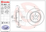 Brembo Brake Rotors 08B60111C02 product image 3