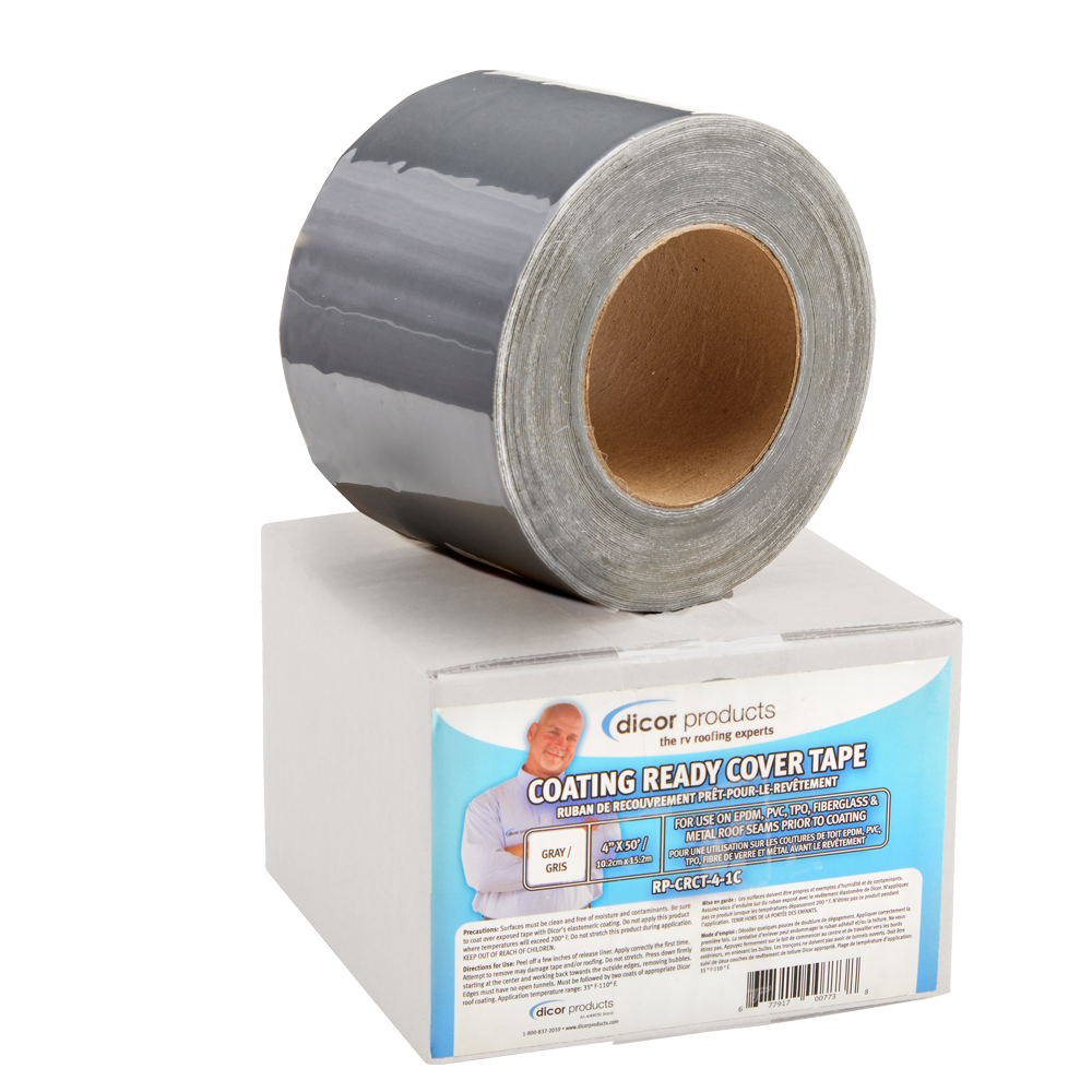 Dicor Corp. Roof Repair Tape, 4 in Width x 50 ft Roll - RP-CRCT-4-1C