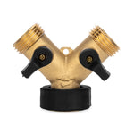 Camco Fresh Water Fill Hose Shut Off Valve, Brass, Complies With CA and VT Regulations For Brass Content - 20123