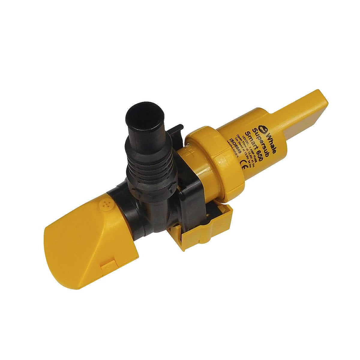 WHALE Bilge Pump, Supersub Smart 650, 650 gal Per Hour, 1 in x 1-1/8 in Port - SS5212