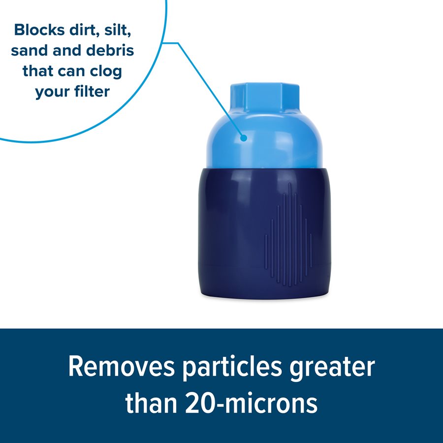 Camco Fresh Water Filter, Filters Particles Greater Than 20 Microns - 40048