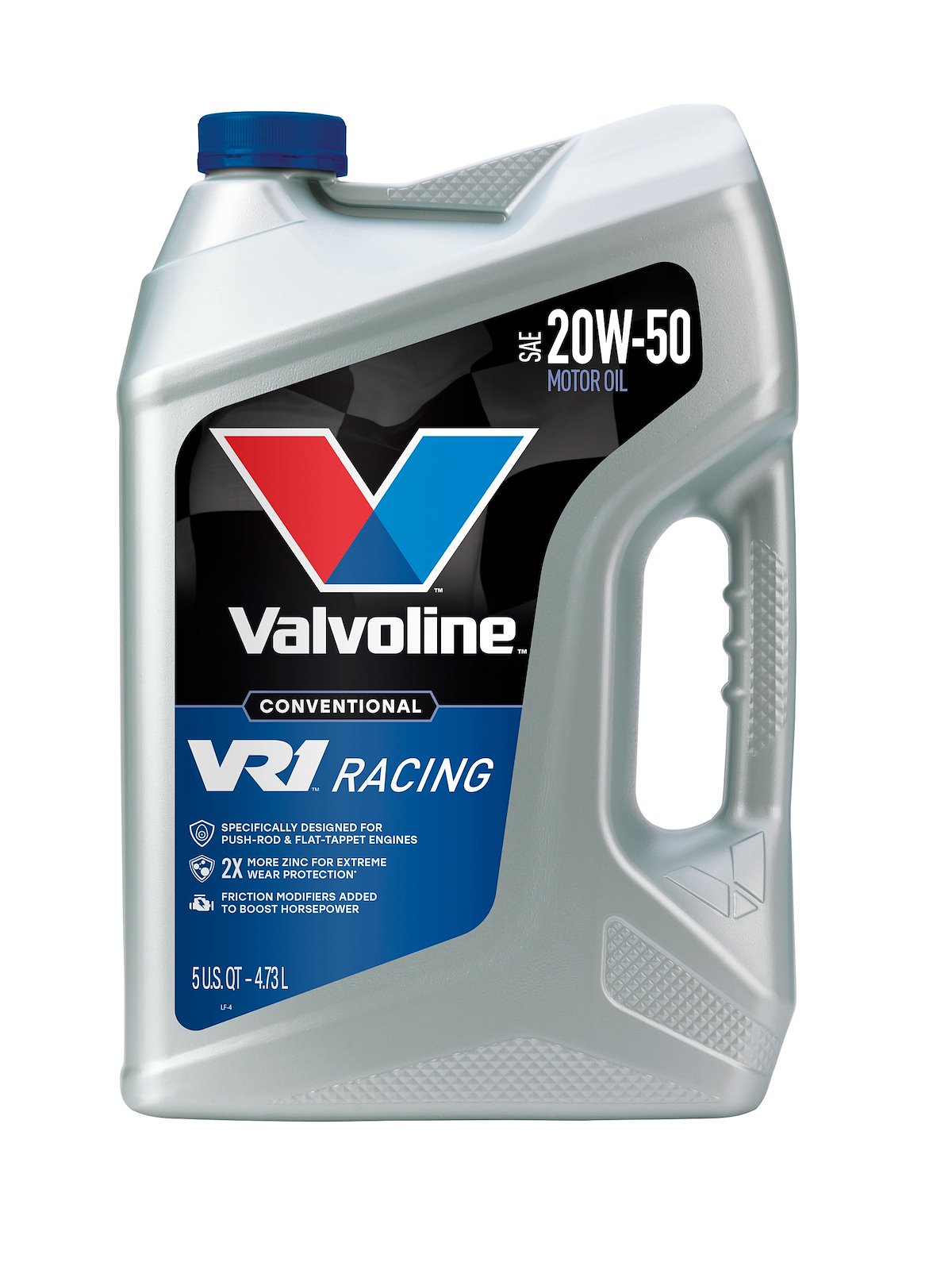 Valvoline Oil, VR1 Racing Oil, SAE 20W-50, 5 qt Jug - 881172