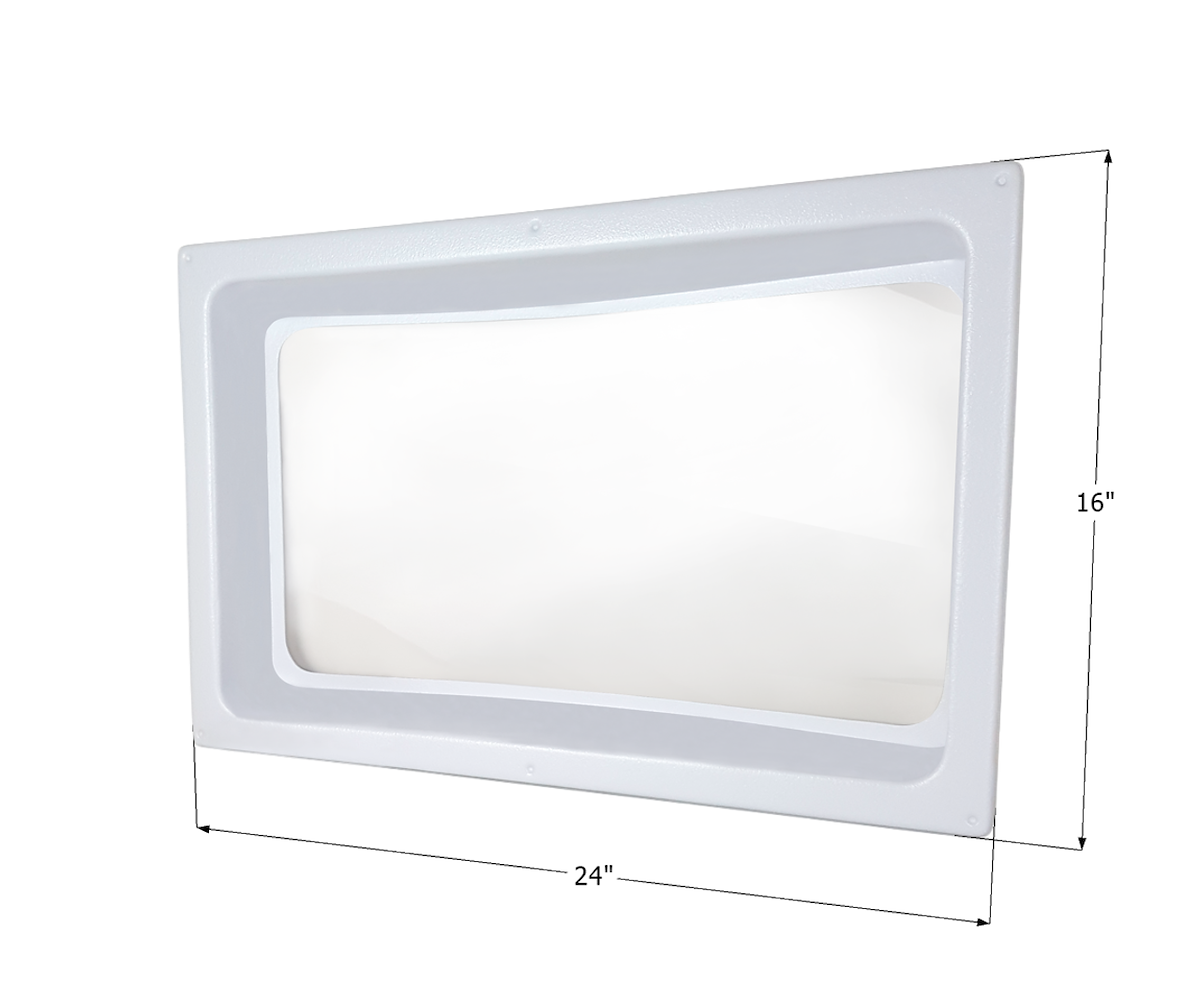Icon Skylight Inner Dome, For Skylight Part Number SL1422, 22 in Length x 14 in Width Opening, 24 in Length x 16 in Width x 5 in Height Flange - 01981