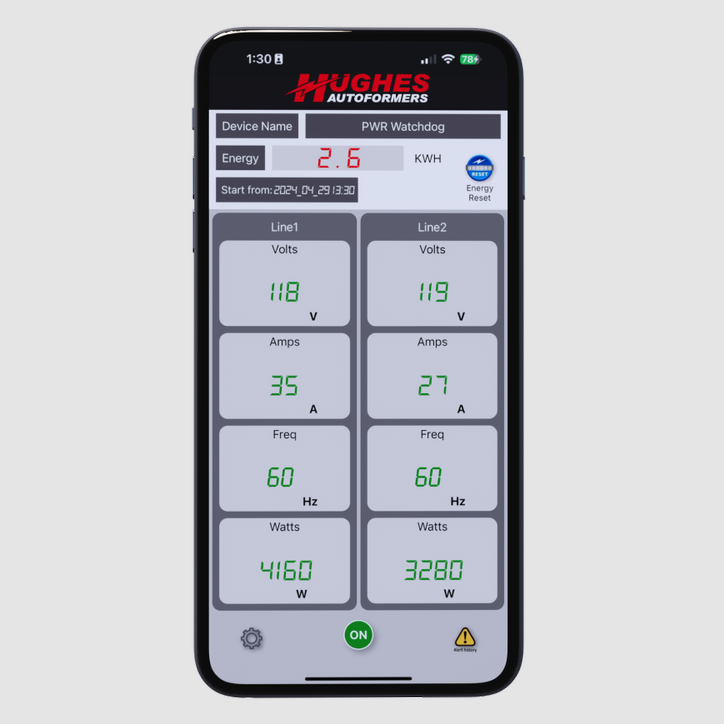 Hughes Auto Surge Protector, Hardwired Installation, 30 Ampere Operating Current, Built-In Bluetooth And WiFi - PWD30EPOHW