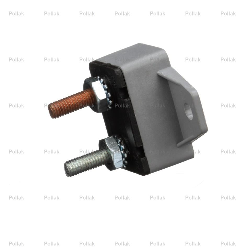 Pollak Circuit Breaker, 20 amp/12 V DC, With 90 Mounting Bracket - 54-220PL