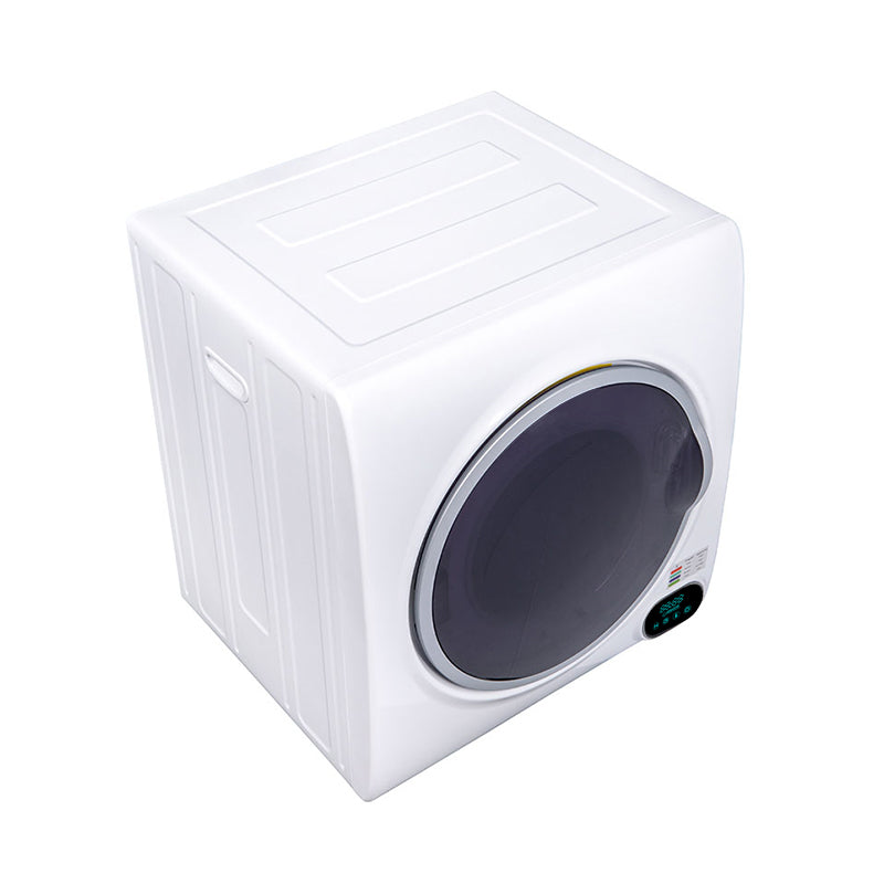 Pinnacle Appliances Clothes Dryer, 24 in Width x 28 in Height x 22 in Depth, White, Stainless Steel Drum - 21-852W