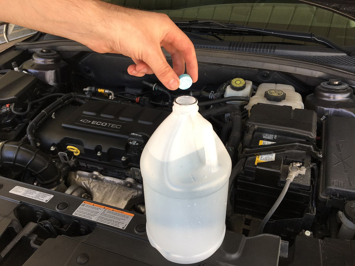 303 Products Inc. Windshield Washer Fluid, Blue, 25 Tablets, Use One Tablet For Up To 1 gal Of Water - 230371
