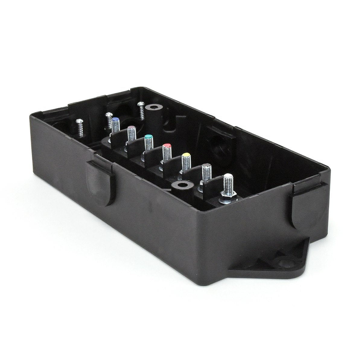 Husky Towing Wire Terminal Block, Attaches 7 Wires, 8-1/4 in Length x 3.44 in Width x 2-3/8 in Height, Black - 33200