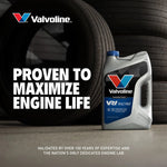 Valvoline Oil, VR1 Racing Oil, SAE 20W-50, 5 qt Jug - 881172