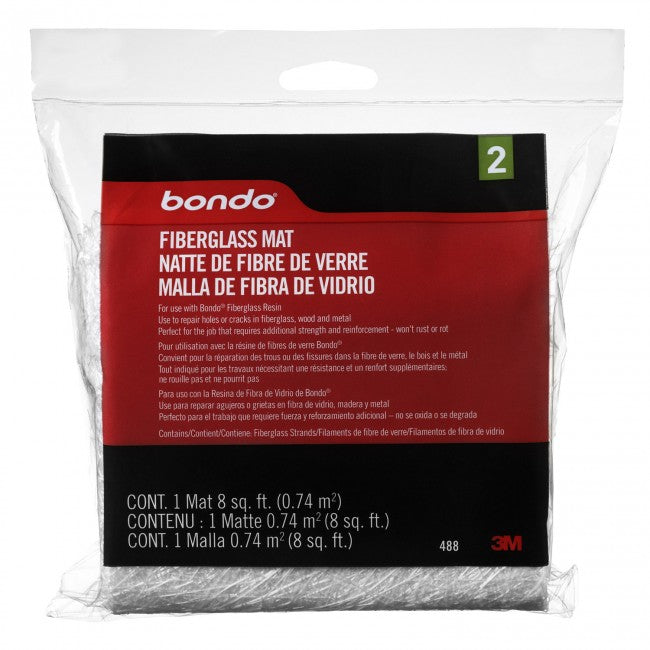 Bondo Fiberglass Cloth, 8 Square ft - 488