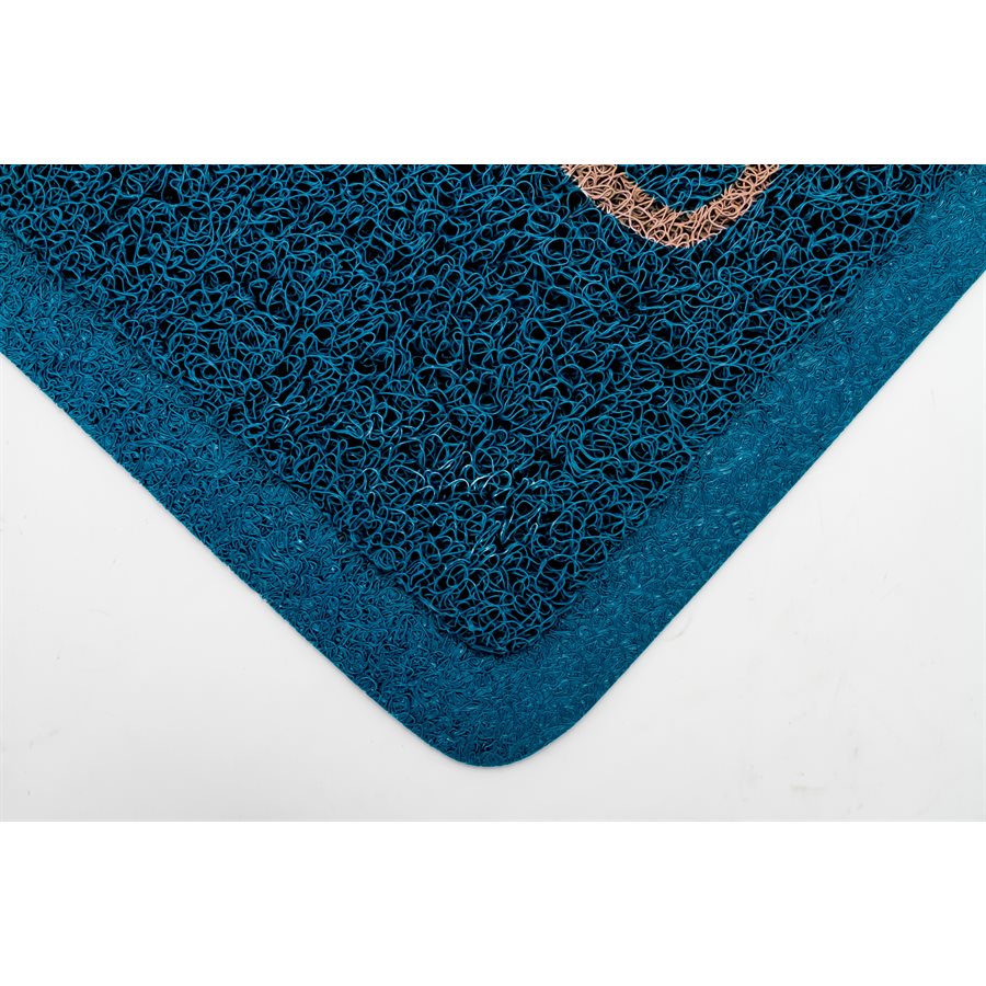 Camco Door Mat, Blue, 29 in Width x 17-1/4 in Length - 53201