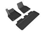 3D Mats Floor Liner, Black, 3 Piece - L1TL02701509