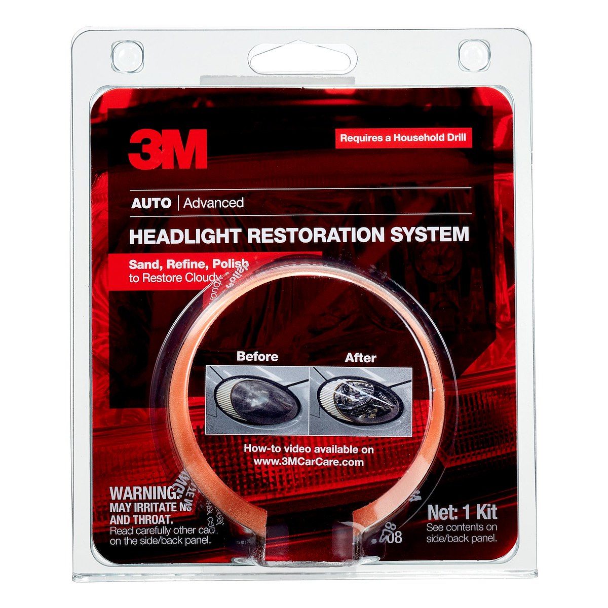 3M Headlight Restoration Kit - 39008