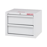 Weather Guard Van Storage System Cabinet, 21 in Width x 17 in Height x 16 in Depth, 2 Drawers, White ARMOR TUF  Powder Coated Steel - 902-3-01