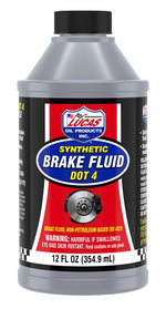Lucas Oil Brake Fluid, 12 oz Bottle, DOT 4 - 10827