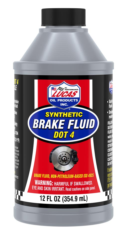 Lucas Oil Brake Fluid, 12 oz Bottle, DOT 4 - 10827
