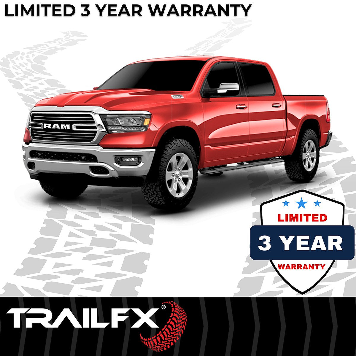 TrailFX Running Boards & Nerf Bars A4015B product image 8