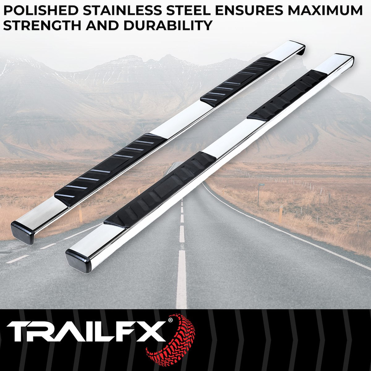 TrailFX Running Boards & Nerf Bars A4012S product image 2