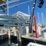 Taco Fishing Rod Holder, Clamp Mount For 7/8 in and 1 in Tube, 316L Stainless Steel - F16-2600POL-1