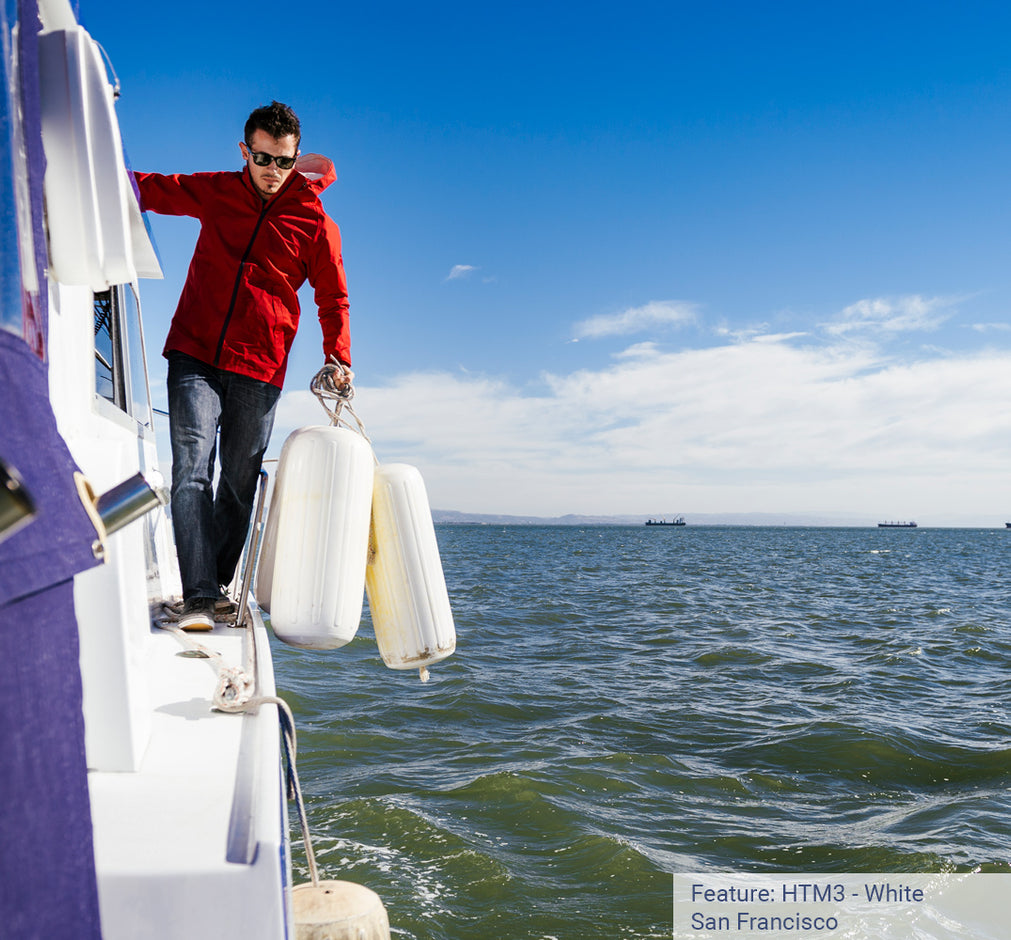 Polyform Boat Fender, HTM-Series, HTM-4 White - 85-236-514