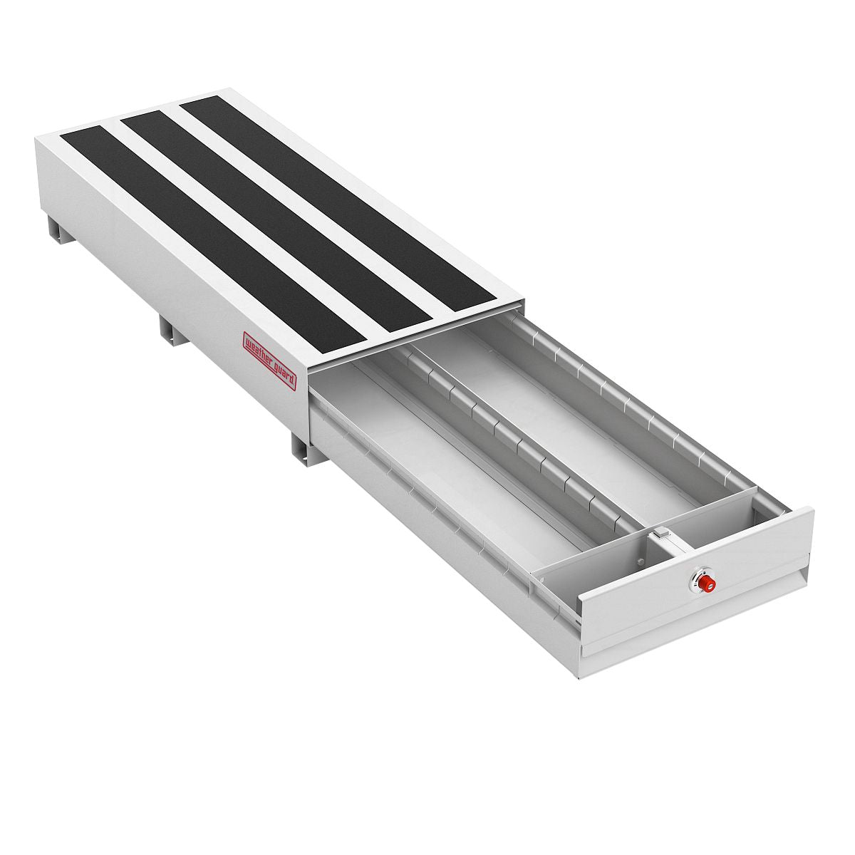 Weather Guard Bed Drawer, 48 in Length x 20 in Width x 9-1/2 in Height, Steel, White - 306-3-04